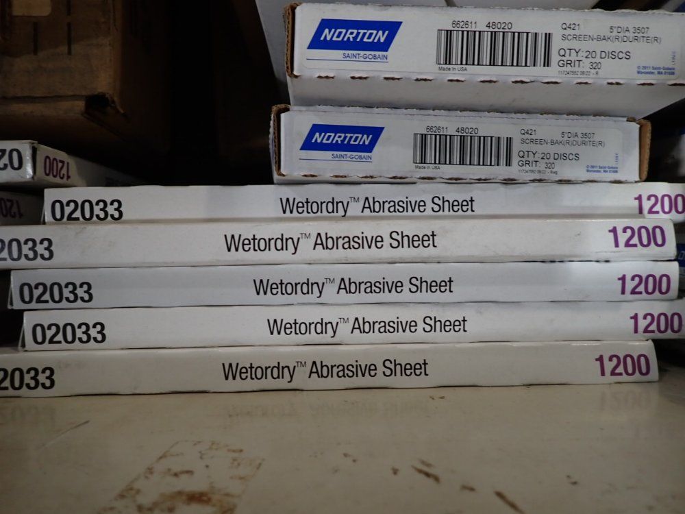 Norton, Wetodry, 3m Abrasive Sheets, Grinding Discs