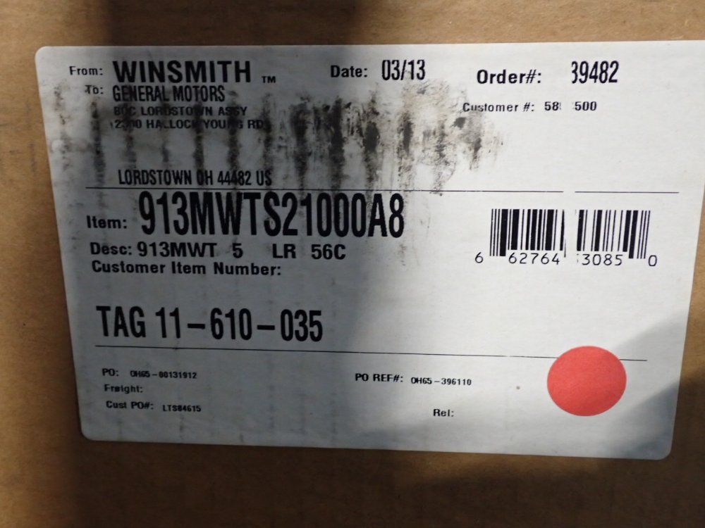 Winsmith Speed Reducer - 913mwts21000a8