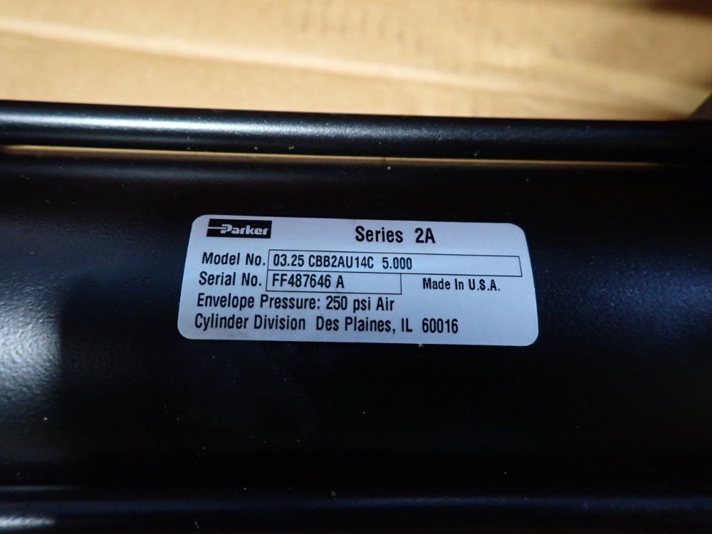 Parker 250 Psi Pneumatic Cylinder - 03.25cbb2au14c5.000