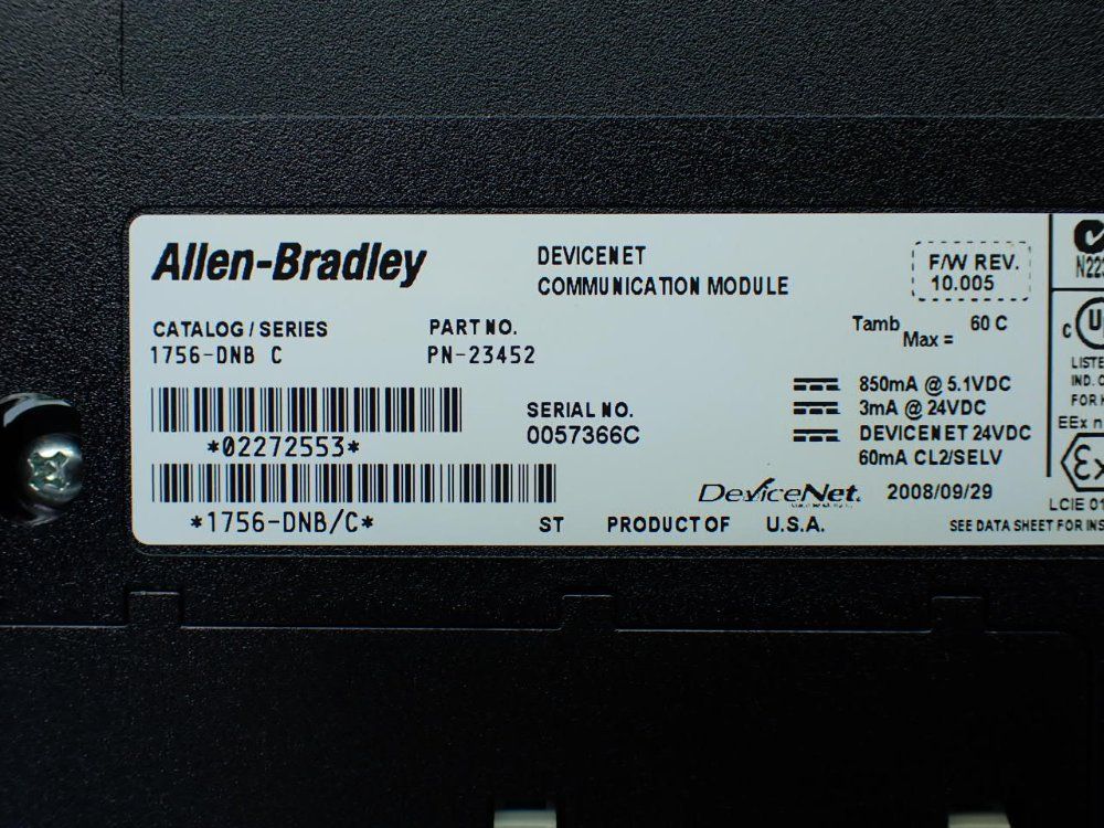 Allen-bradley 13 Slot Chassis W/processor And I/o Modules - 1756-a13