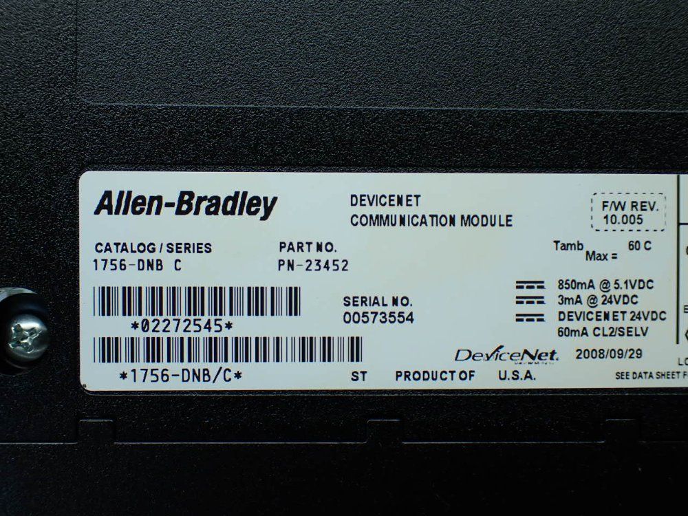 Allen-bradley 13 Slot Chassis W/processor And I/o Modules - 1756-a13
