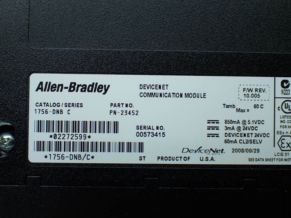 Allen-bradley 13 Slot Chassis W/processor And I/o Modules - 1756-a13