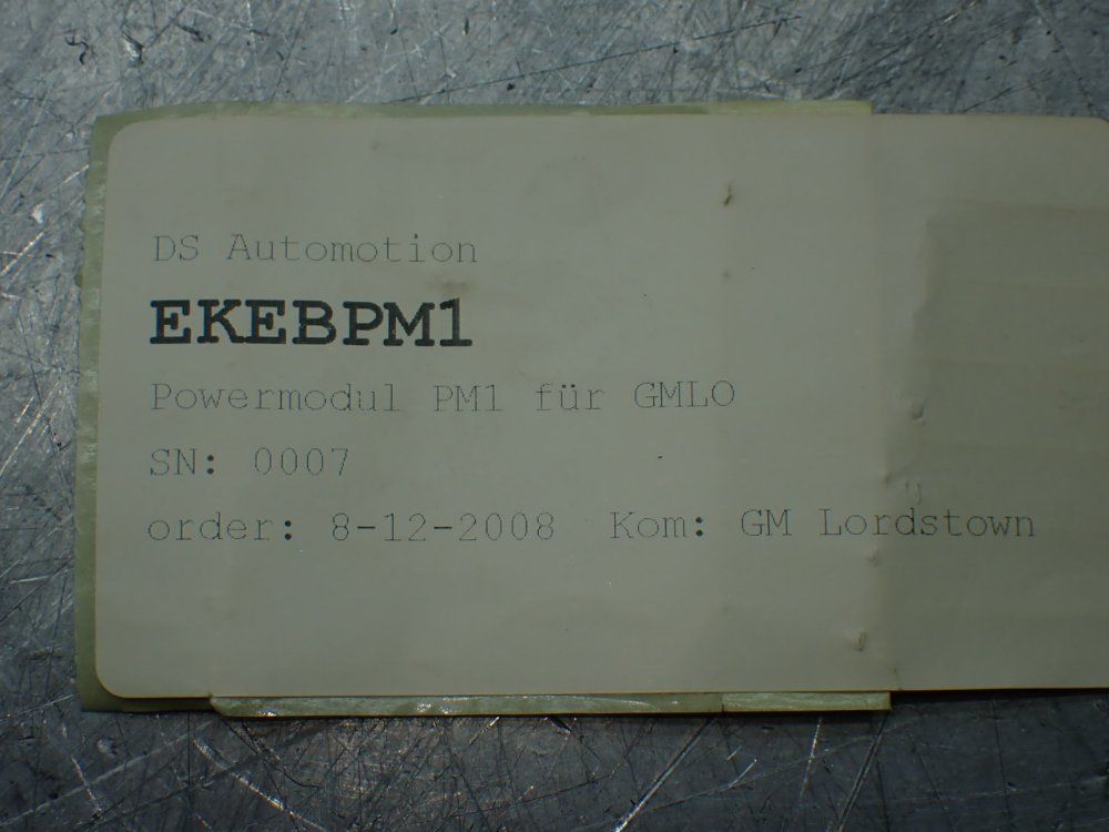 Ds Automation Pm1 Powermodule Weidmuller - Ekebpm1