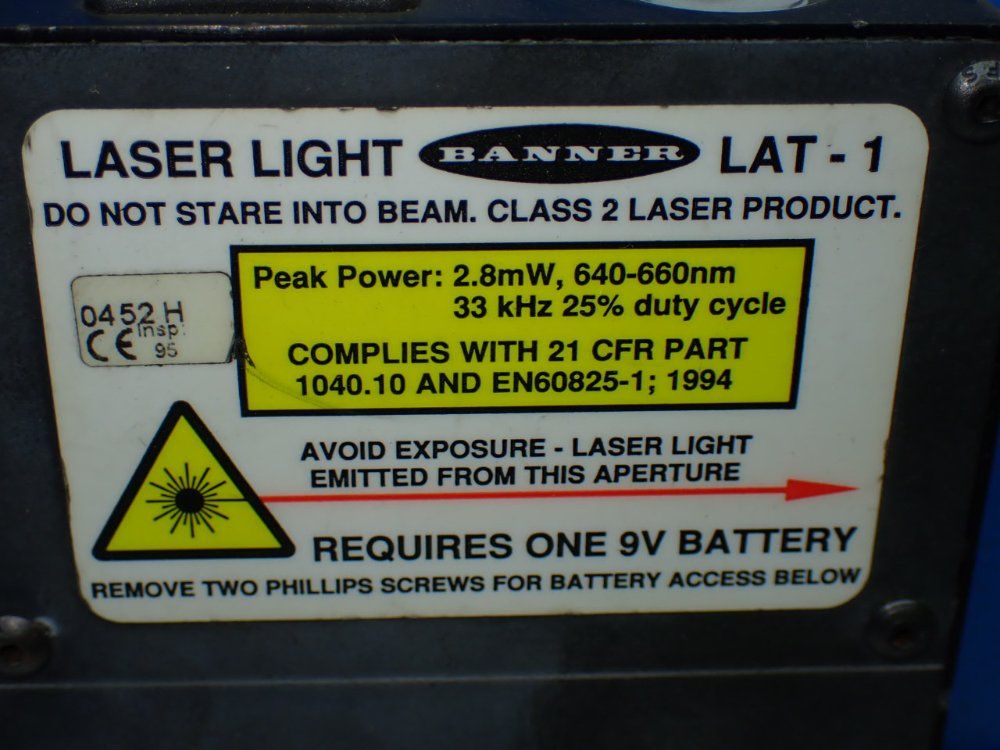 Banner Laser Alignment Tool - Lat-1
