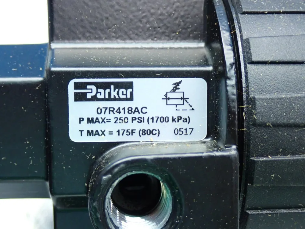 Parker 2psi To 125psig Prep-air Ii Frl Regulator Unit, 2pcs - 07r418ac