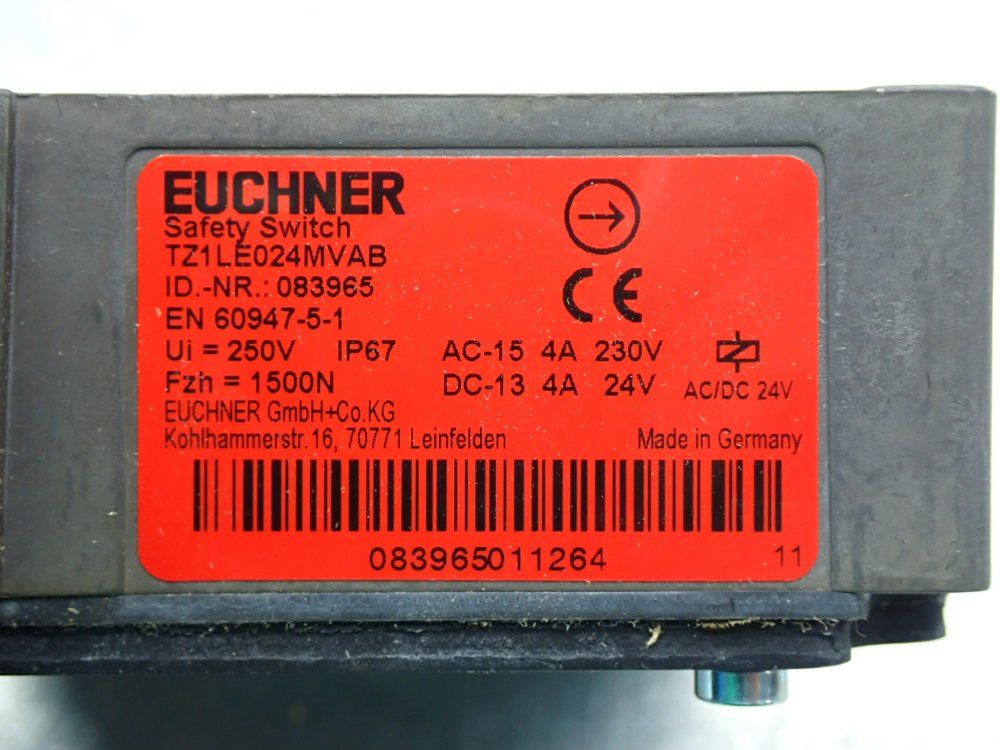 Euchner Safety Switch - Tz1le024mvab