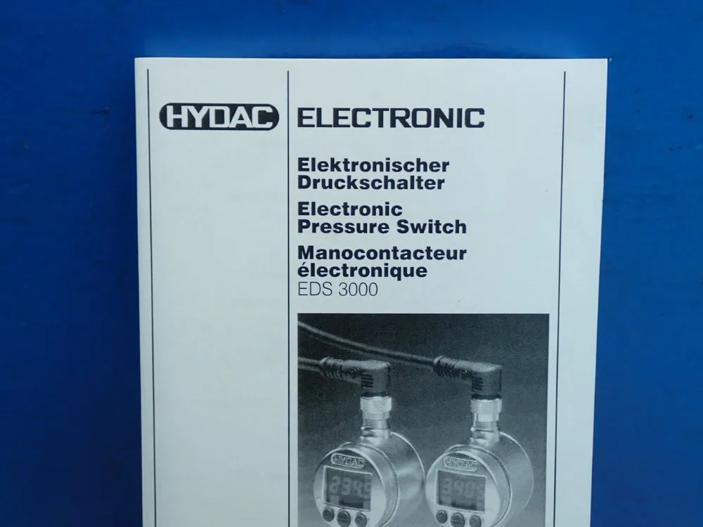Hydac Eds3300 Pressure Switch, 3pcs - 908536