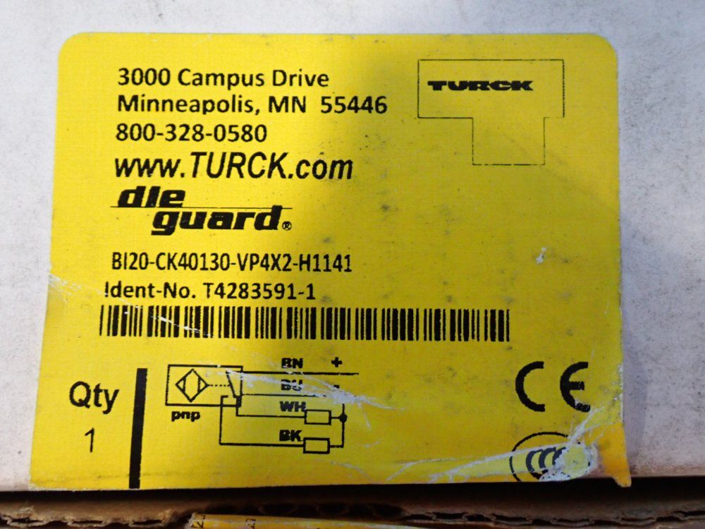 Turck Inductive Proximity Sensors - Bi20-ck40130-vp4x2-h1141