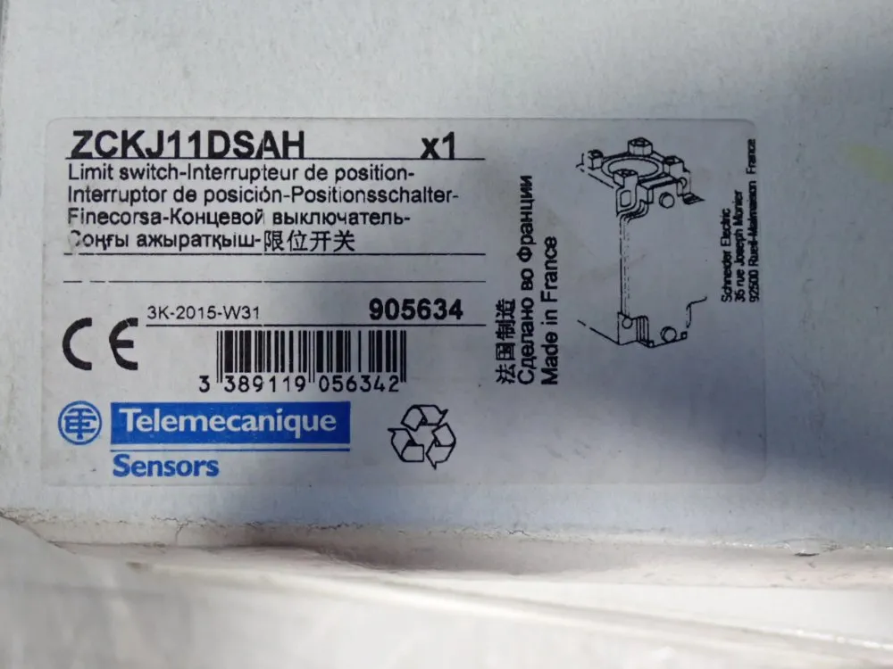 Telemecanique Limit Switches - Zckj11dsah