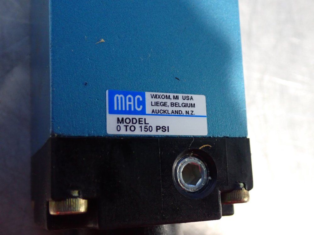 Mac Valves 150 Psi Pneumatic Pressure Regulator - Pr63d-13fa