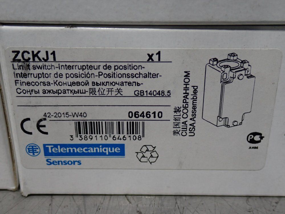 Telemecanique Limit Switches - Xckj1