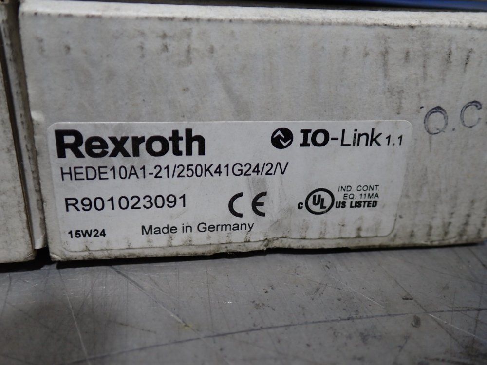 Rexroth 3625 Psi Electronic Pressure Switches - Hede10a1-21/250k41g24/2/v