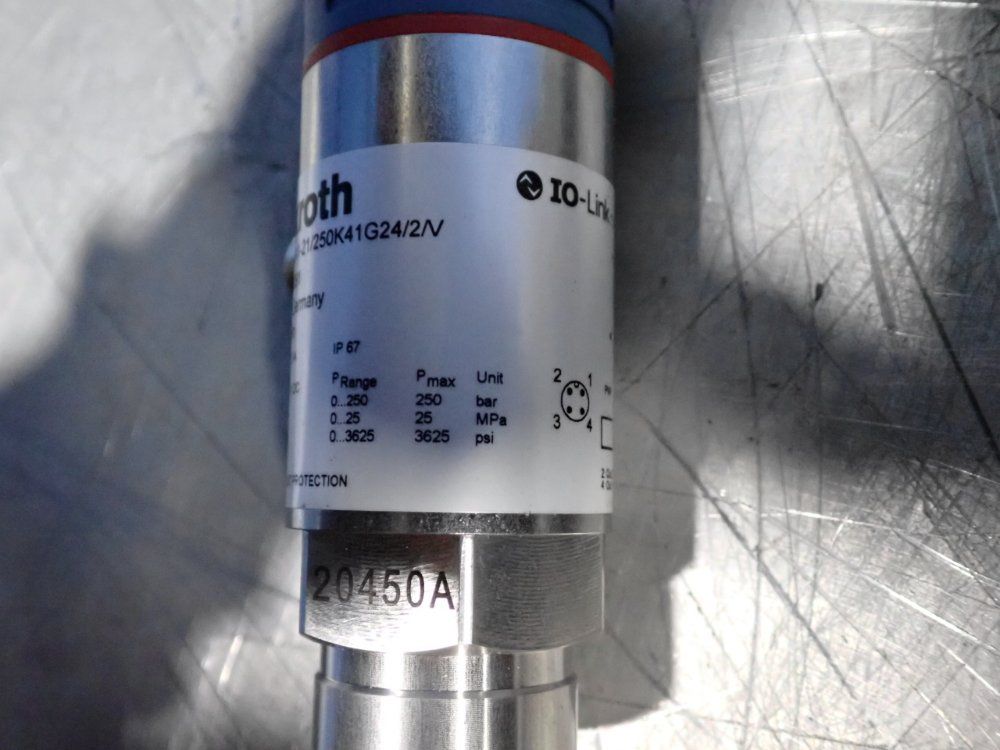 Rexroth 3625 Psi Electronic Pressure Switches - Hede10a1-21/250k41g24/2/v