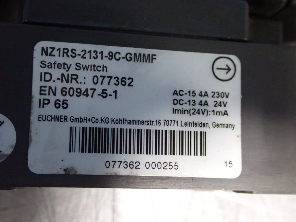 Euchner Misc. Safety Switches