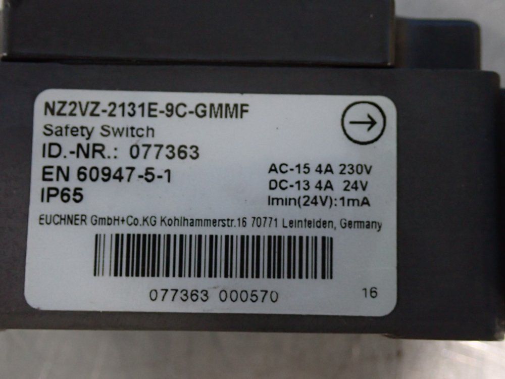 Euchner Misc. Safety Switches