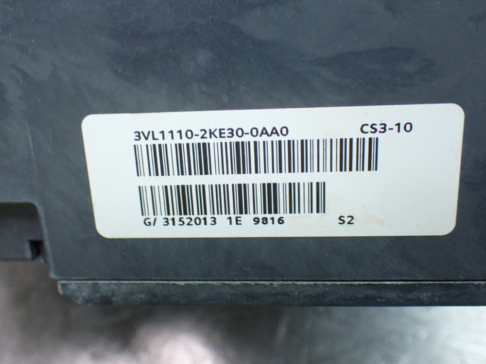Siemens Sentron Circuit Breaker - 3vl1110-2ke30-0aa0