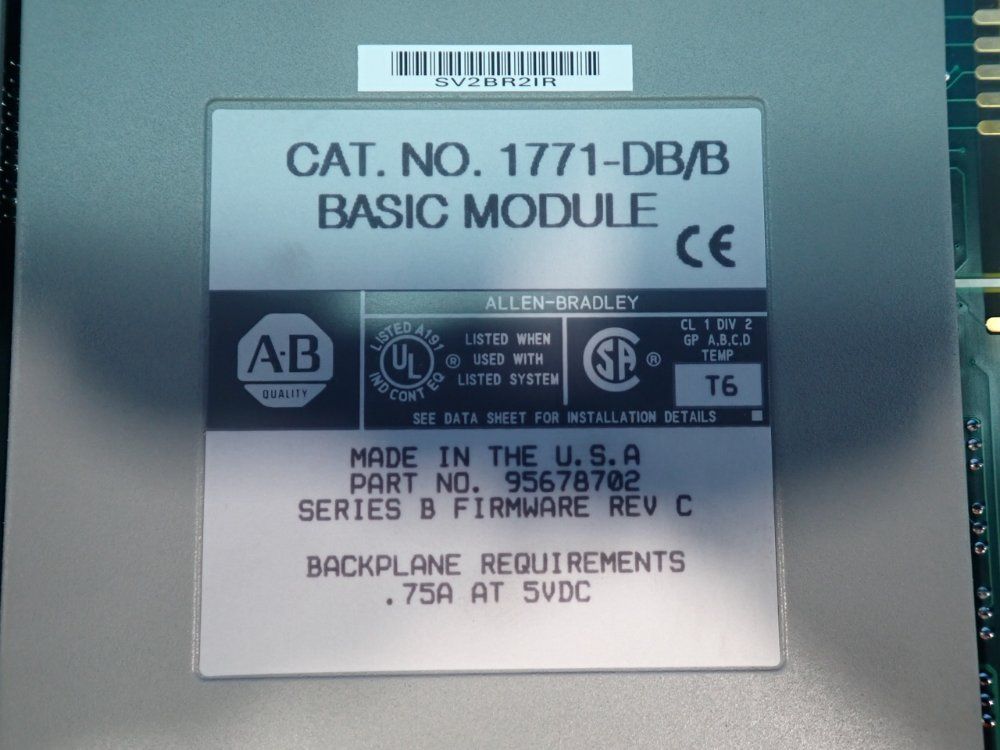 Allen-bradley Basic Module - 1771-db/b