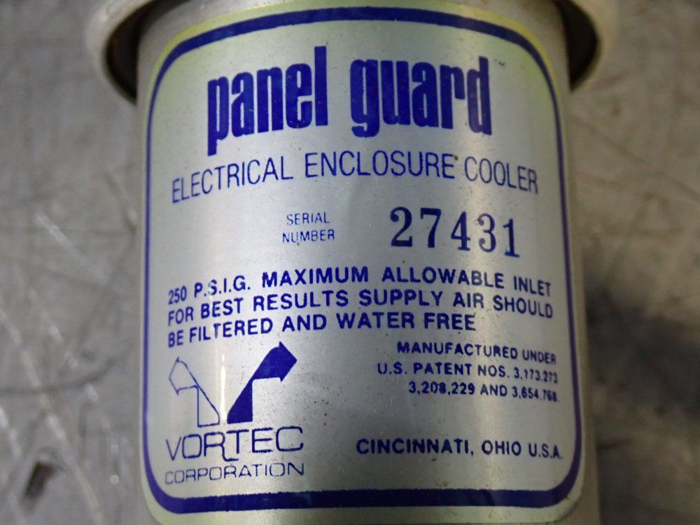Vortec Corporation 250 Psi Electrical Enclosure Cooler