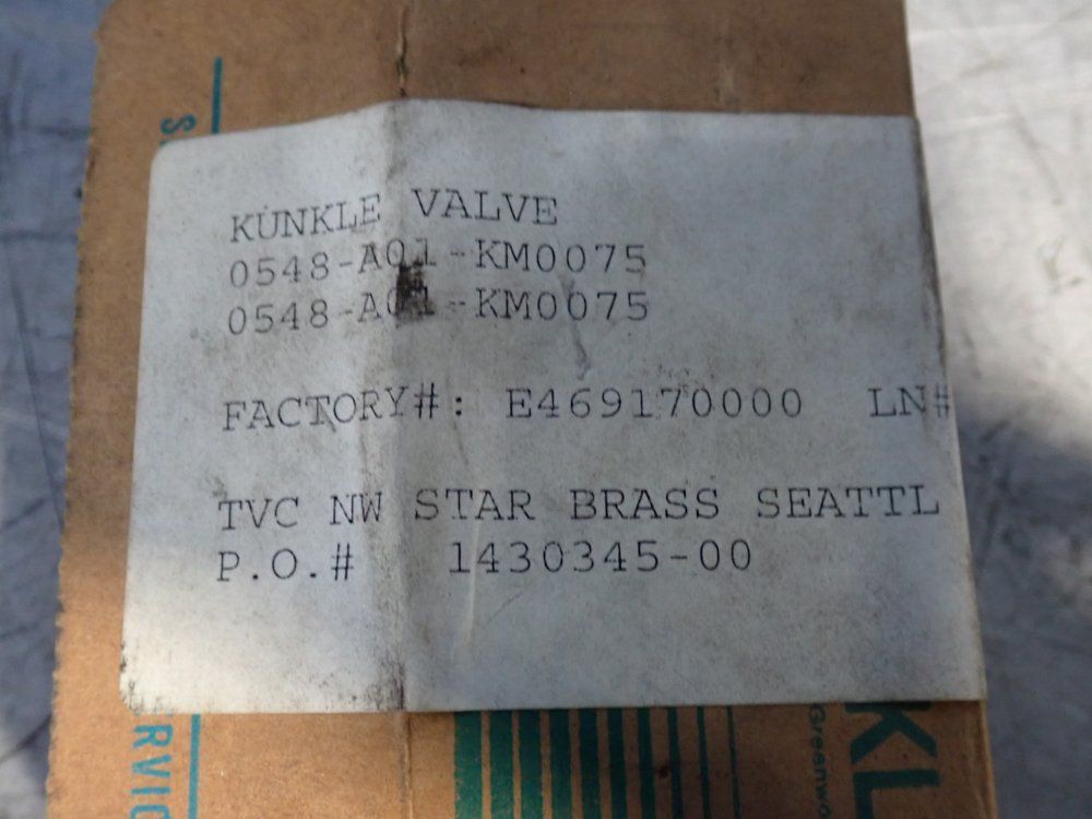 Kunkle Valve Safety Relief Valve - 0548-a01-km007