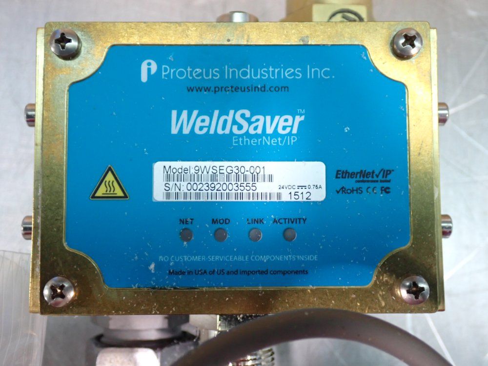 Proteus Industries Weldsaver Ethernet/ip Coolant Flow Controller - 9wseg30-001