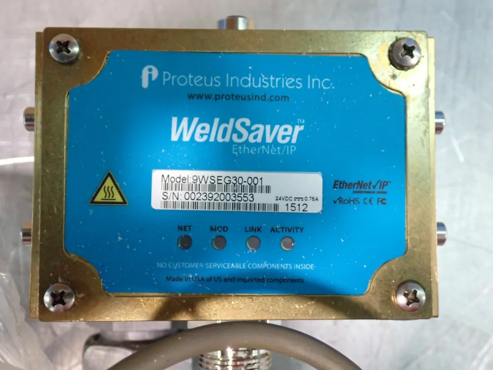 Proteus Industries Weldsaver Ethernet/ip Coolant Flow Controller - 9wseg30-001