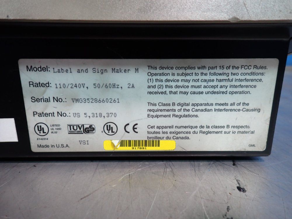 Brady Labelizer Plus Industrial Labeling System - Label And Sign Maker M