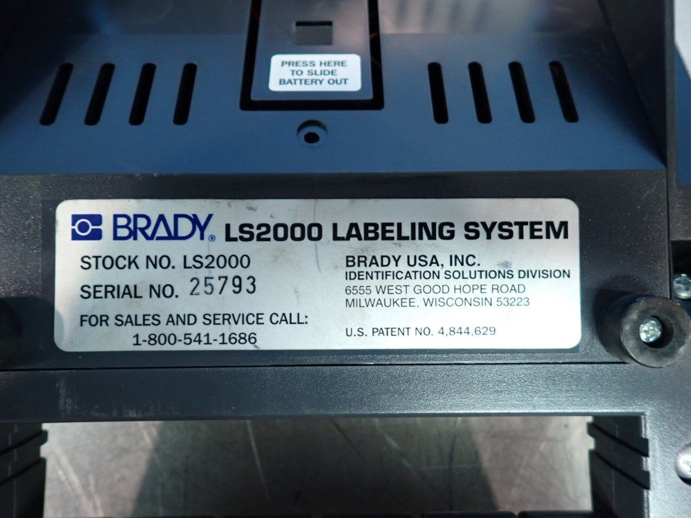 Brady Labeling System - Ls2000