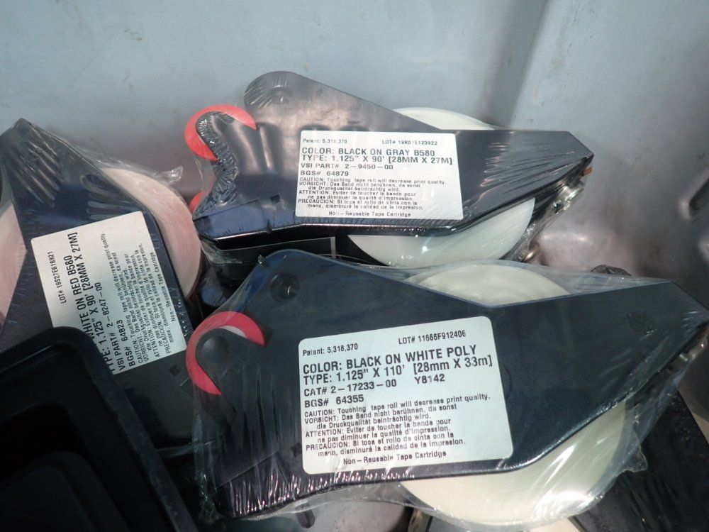 Brady Supply Cartridges, Lavels, Nonreusable Tape Cartridges