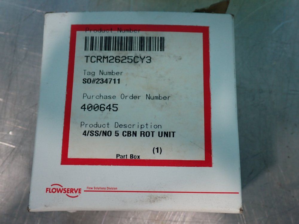 Flowserve Misc. Seal Rings, O Rings, Screw Caps, Rot Units