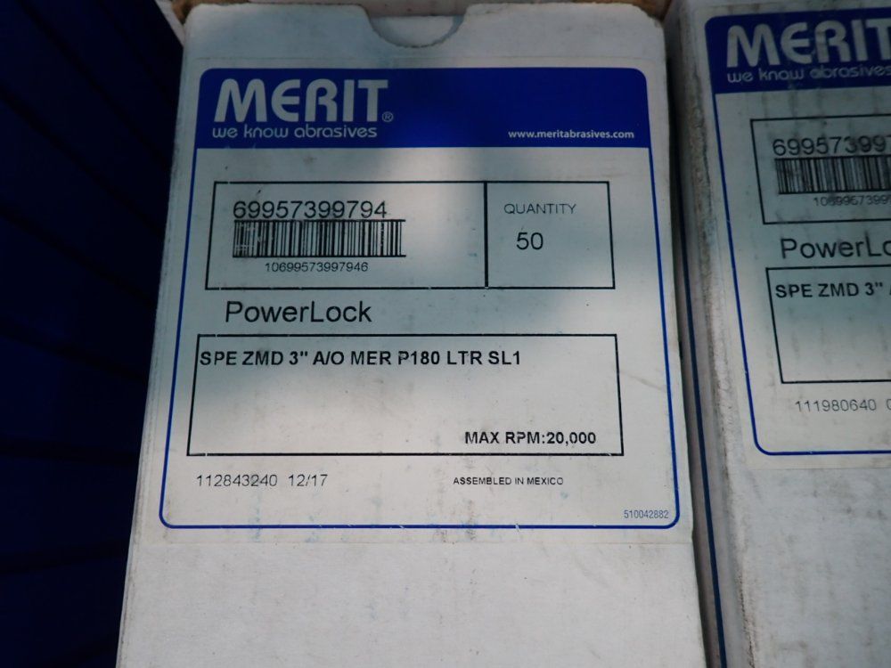 Merit Misc. Powerlock Abrasive Discs