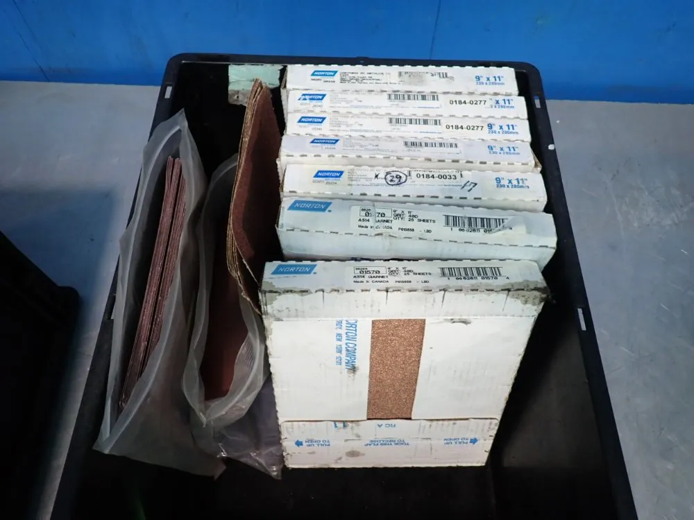 Norton 9" X 11" Misc. Abrasive Cloth Sheets