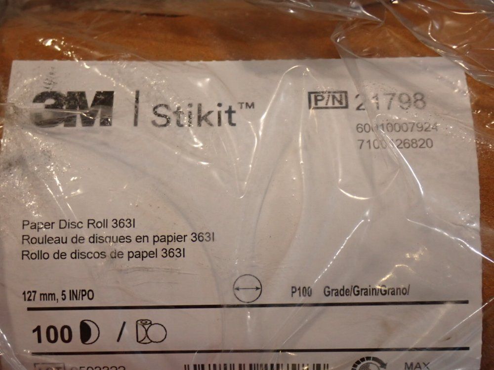 3m Stikit Sand Paper Disc Roll Lot