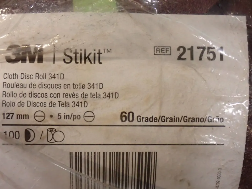 3m Stikit Sand Paper Disc Roll Lot