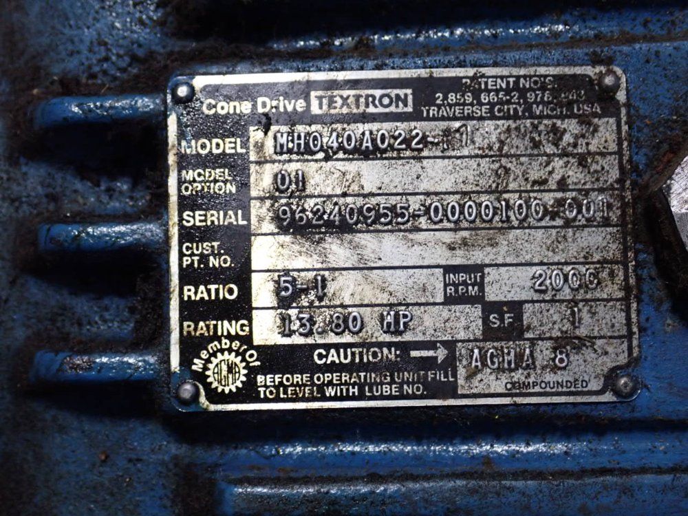 Textron 13.80 Hp Cone Drive - Mh040a022-1 01