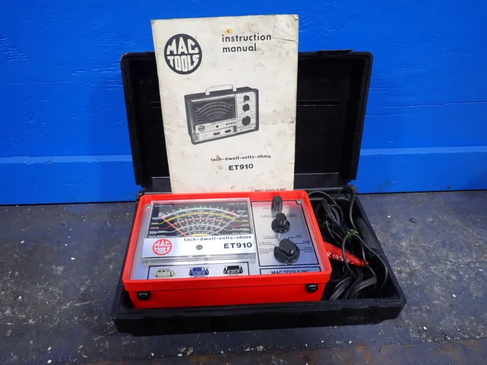 Mac Tools Tach-dwell-volts-ohms- Tester - Et910