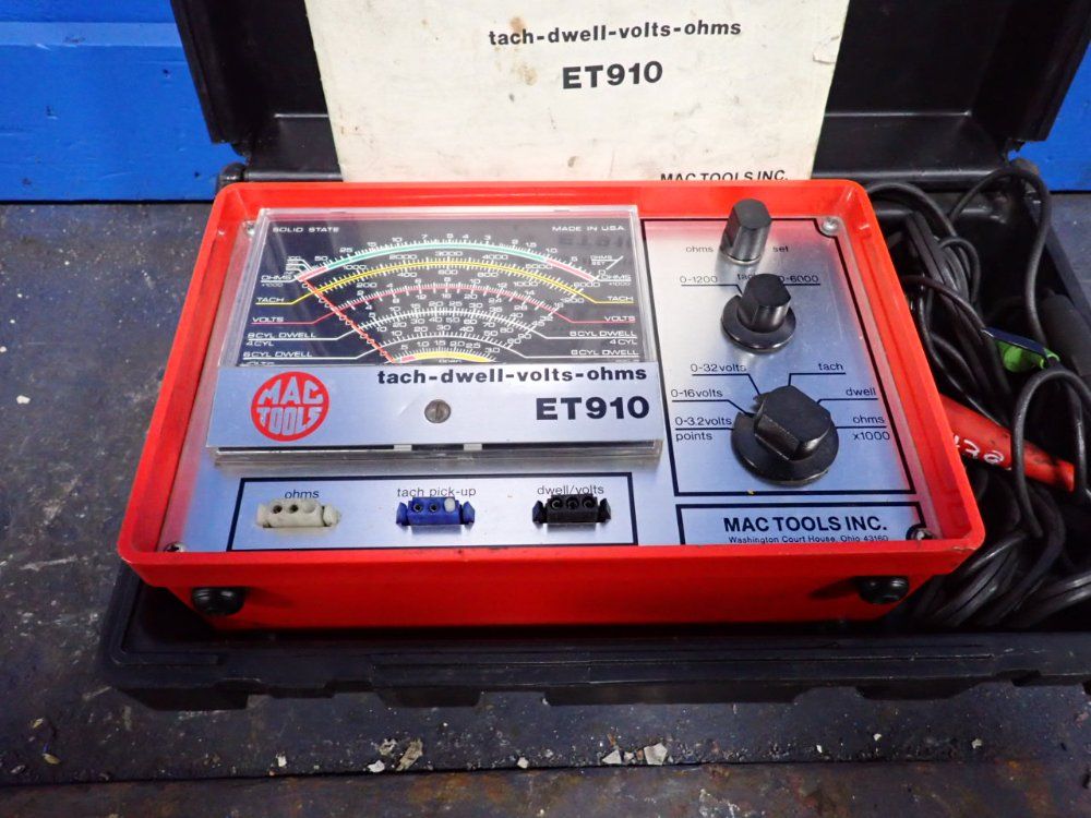 Mac Tools Tach-dwell-volts-ohms- Tester - Et910