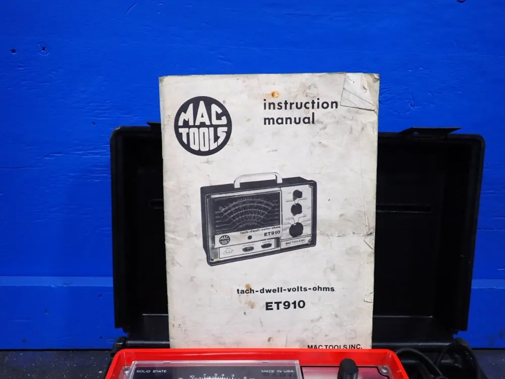 Mac Tools Tach-dwell-volts-ohms- Tester - Et910