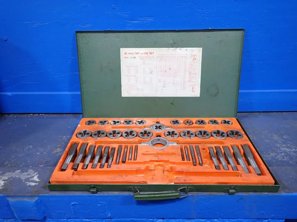 Pittsburgh Forge 45 Pcs Tap & Die Set