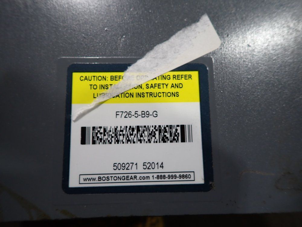 Boston Gear Speed Reducer - F726-5-b9-g