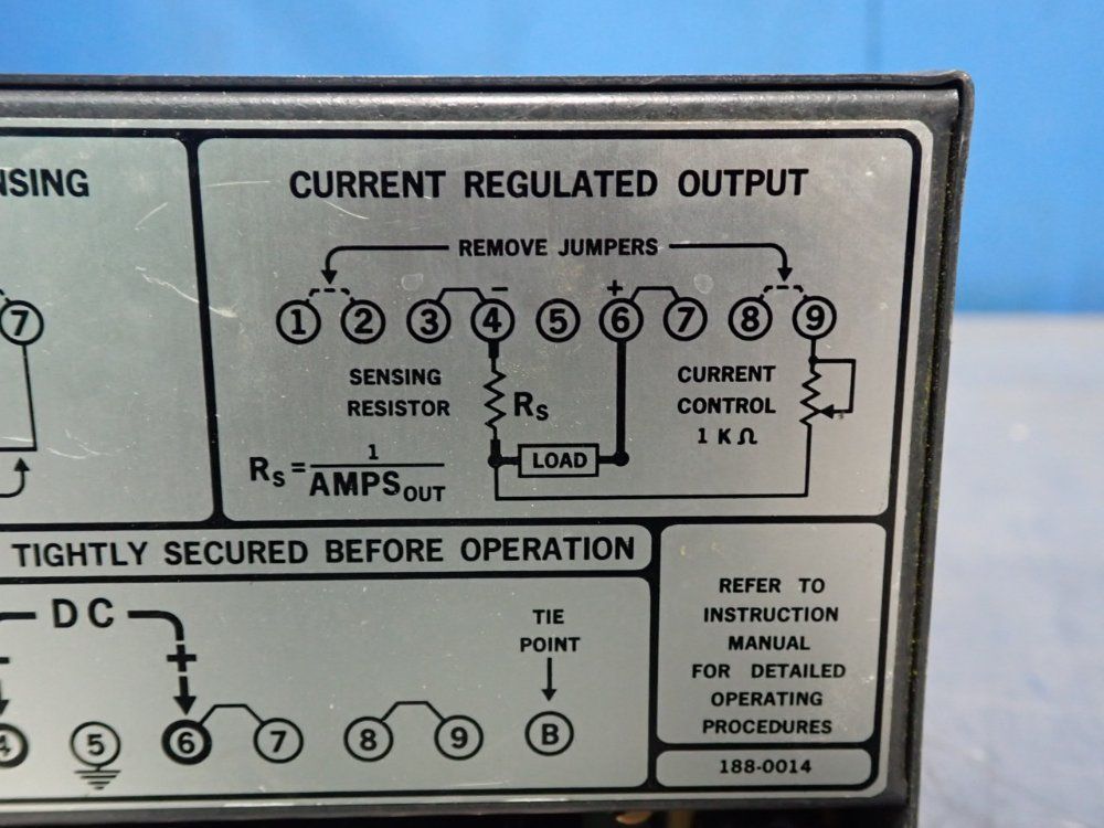 Kepco Dc Power Supply - Abc 10-0.75m