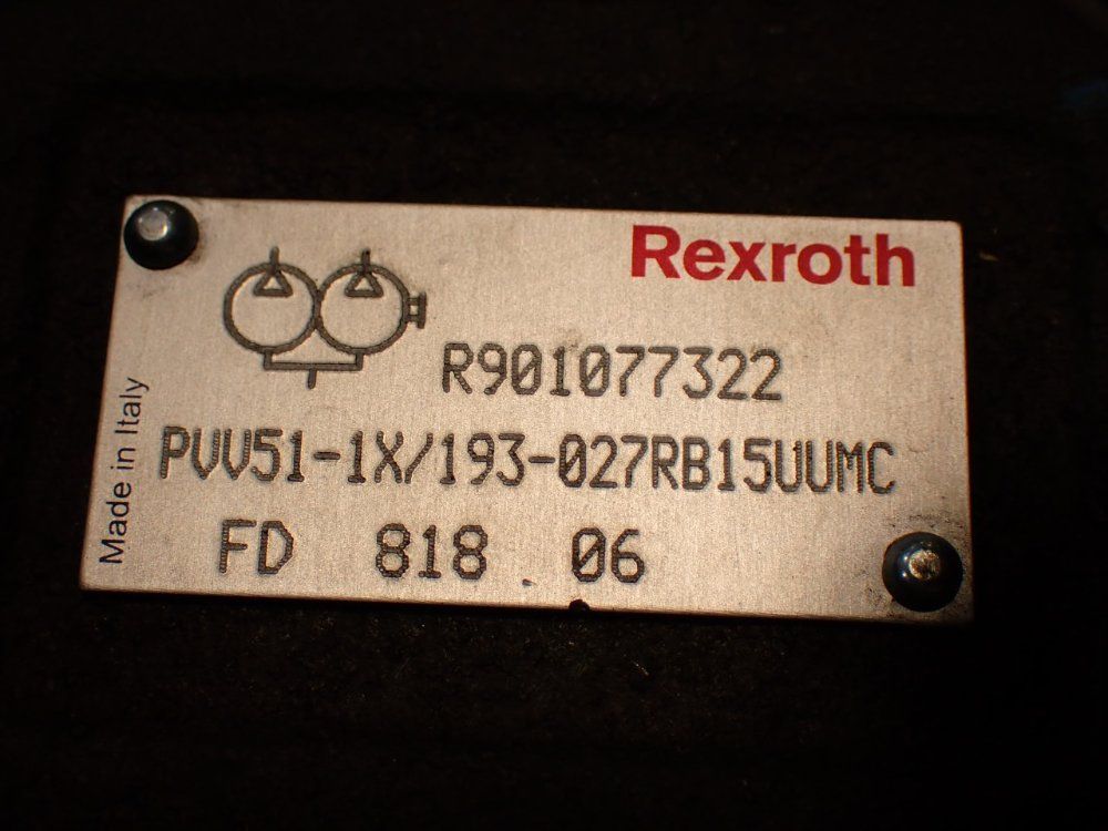 Rexroth Hydraulic Pump - R901077322