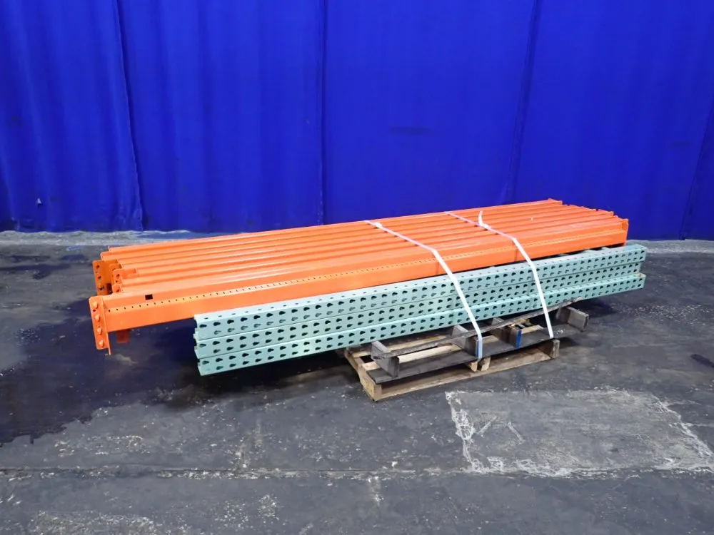 30" X 96" Pallet Racking Lot - Teardrop