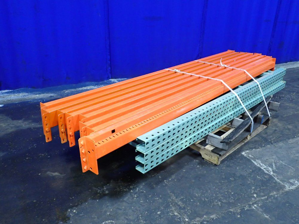 30" X 96" Pallet Racking Lot - Teardrop