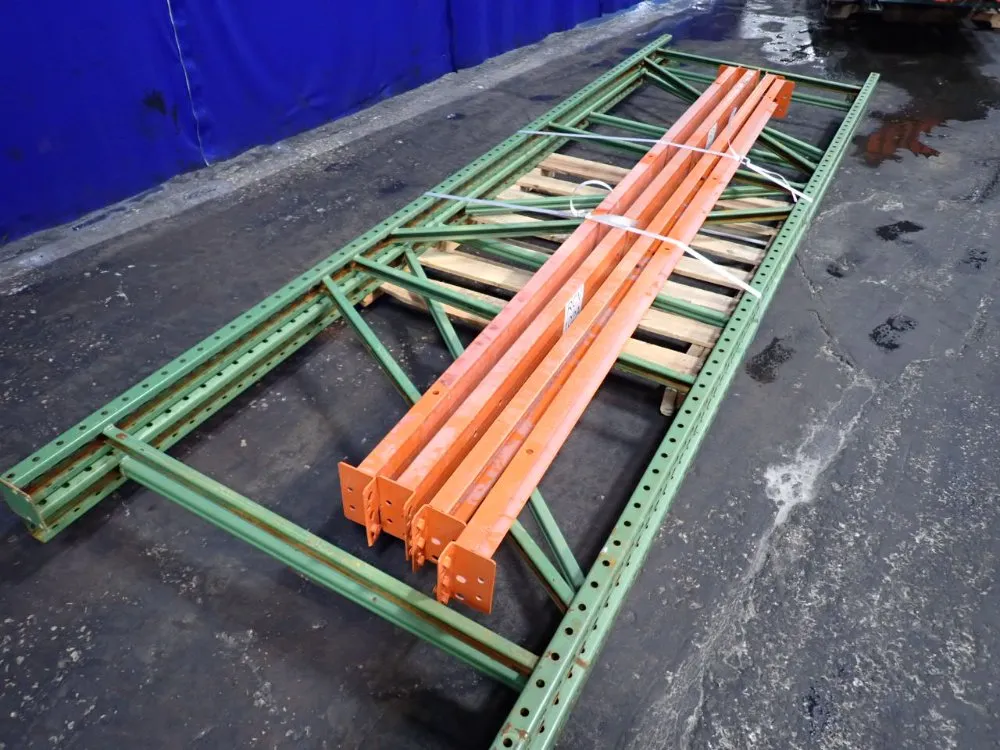 38" X 144" Pallet Racking Lot - Teardrop