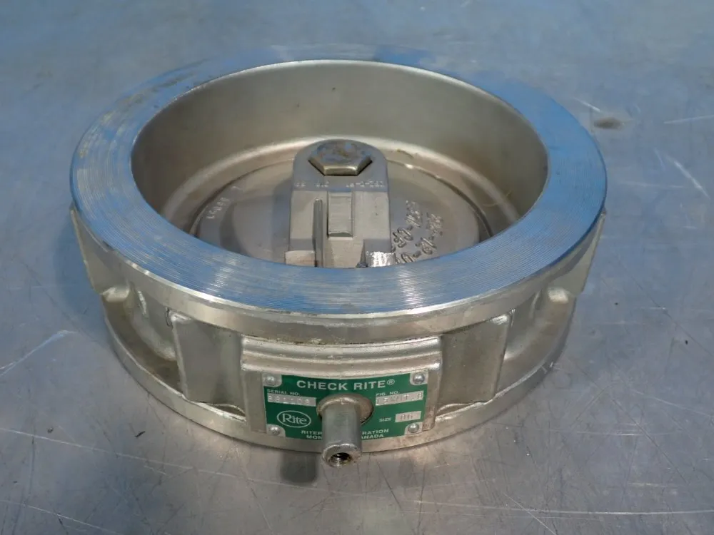 Ritepro Corp 6" Check Rite Wafer Swing Check Valve - 15xmt.8