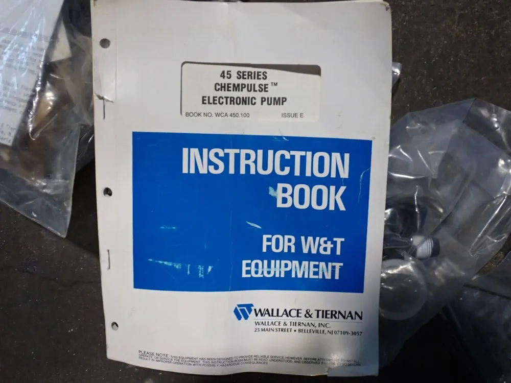 Wallace & Tiernan 50 Psi Chempulse Electronic Pump - 45-100/k1m