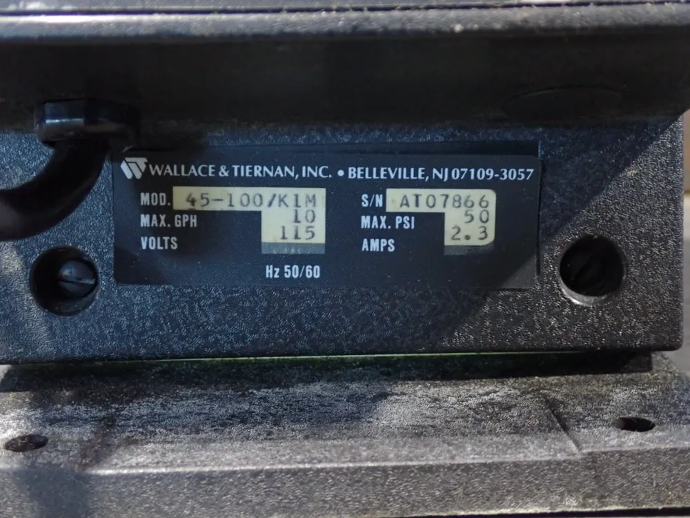 Wallace & Tiernan 50 Psi Chempulse Electronic Pump - 45-100/k1m