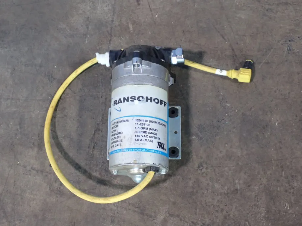 Ransohoff 1.5 Gpm, 30 Psid Industrial Pump - 1204486