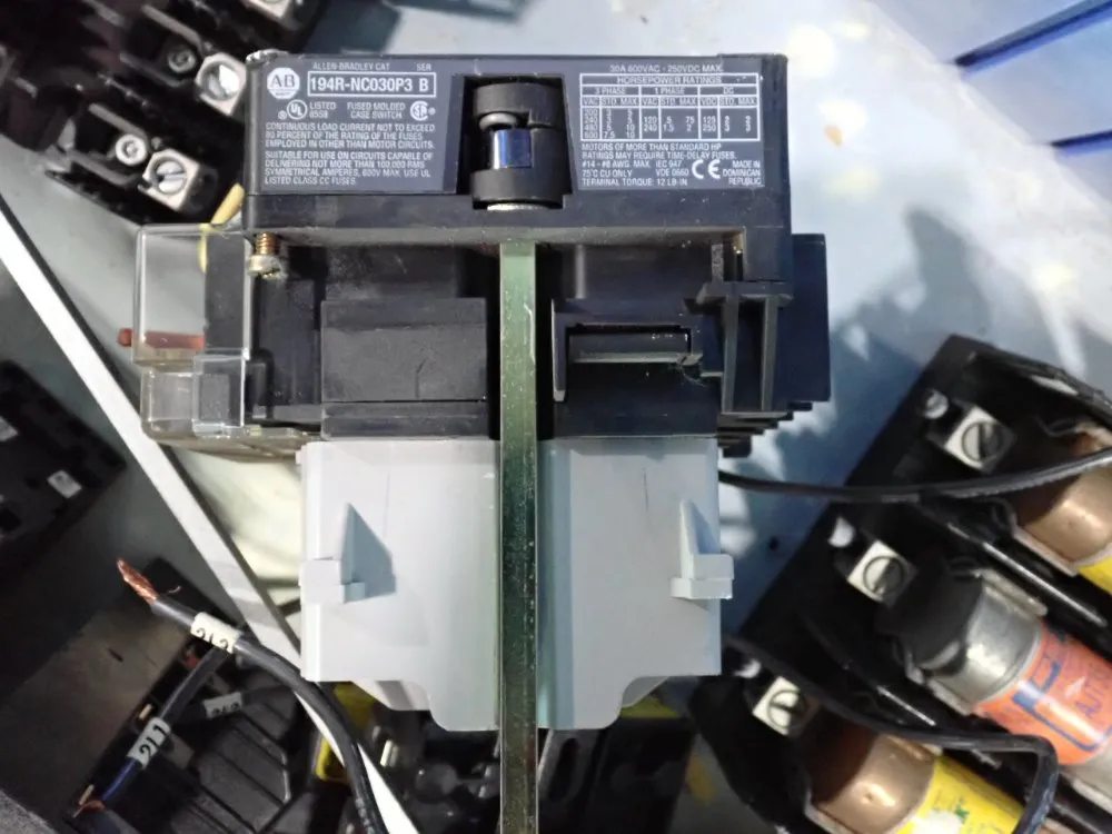 Allen-bradley, Gould, Bussmann Fuseholders, Switches
