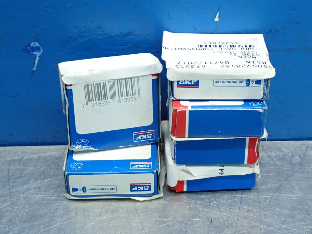 Skf Deep Groove Ball Bearing, 6pcs - 63002z